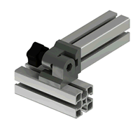 T-Slotted Aluminum Miter Joint
