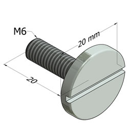 Attractive screw for use with screw blocks and multi-blocks