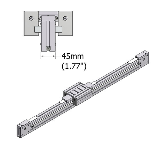 Bucket t rack and pinion steering