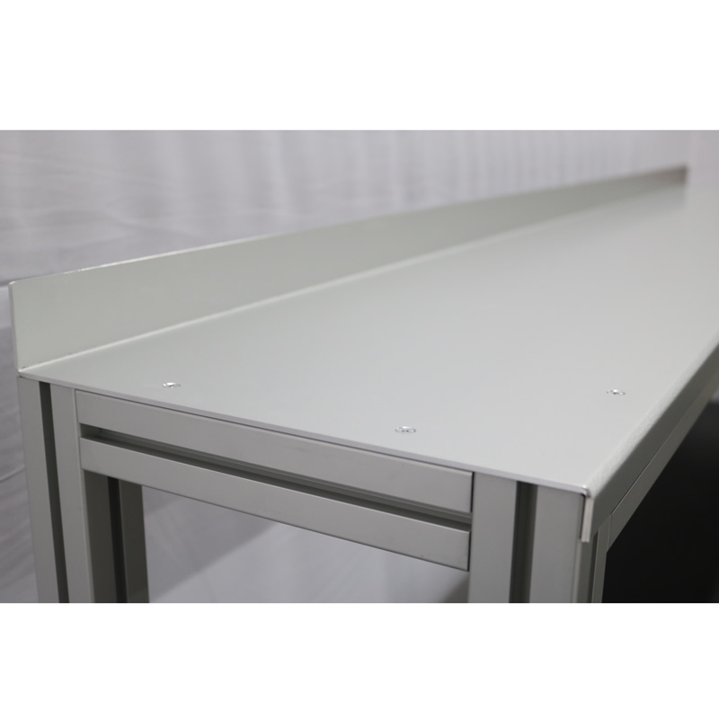 aluminum desk top